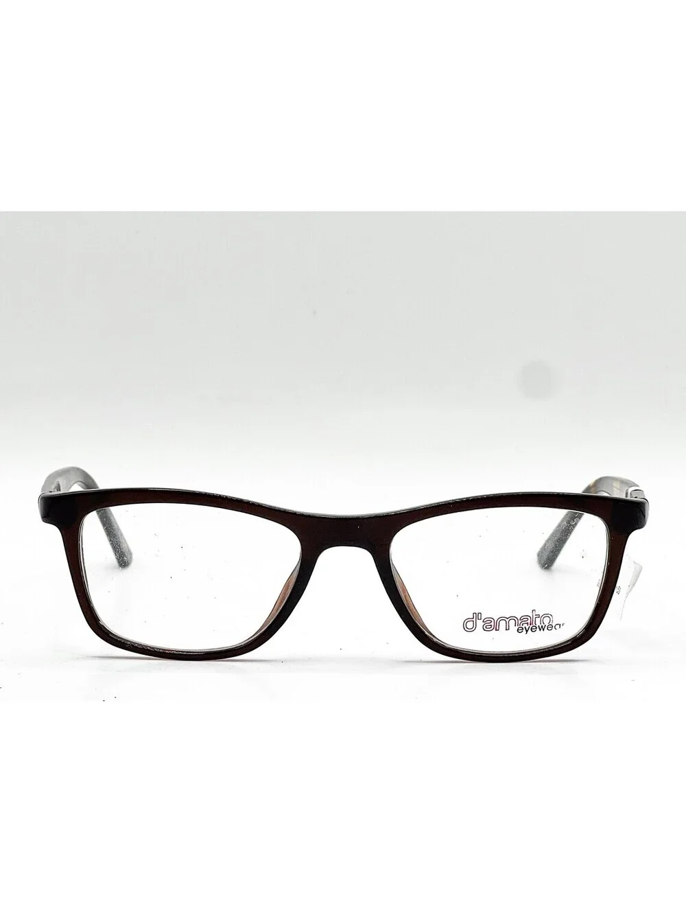 D'Amato Eyewear Dt001 Brn Rich Brown Authentic Eyeglasses 48-18-135